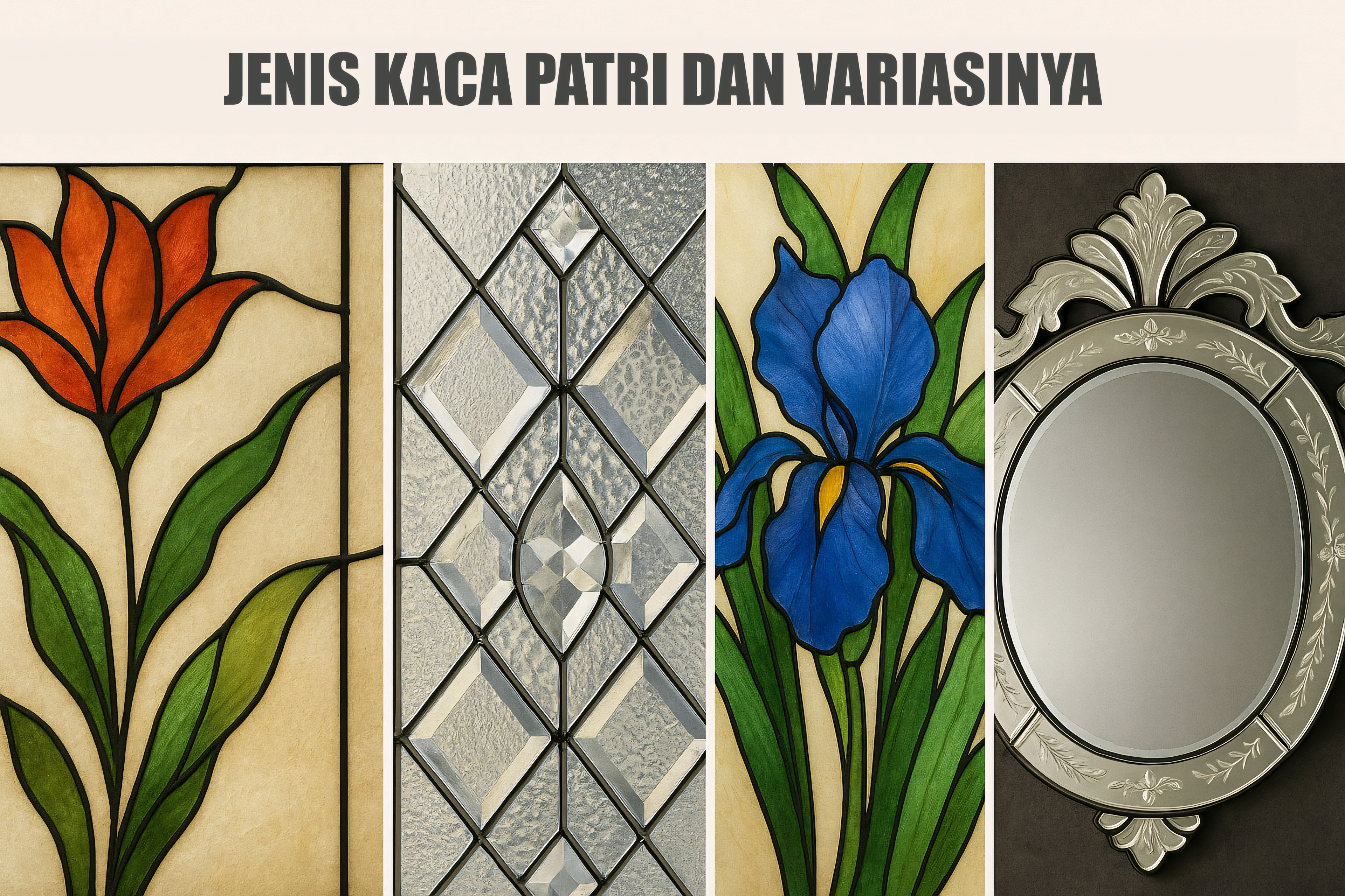 Jenis-Jenis Kaca Patri dan Variasinya